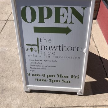 The Hawthorn Tree - Front sign of shop - Coffee & Tea Near Me - Cheyenne, Wyoming