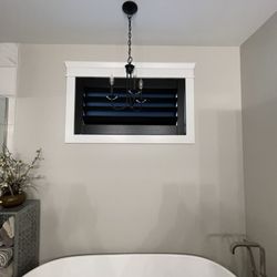 Shutter Hut - Black shutters.