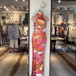 The Plum West - Lovely print Bodycon dress
