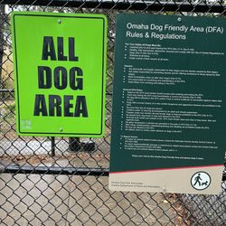 Hanscom Dog Park - Obviously a sign plus rules