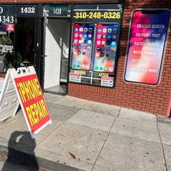 Santa Monica iPhone Screen Repair - Front of Santa Monica phone repairs business