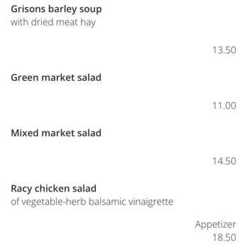Rathaus Brauerei - Menu: Soups and salads - Breweries Near Me - Luzern, LU Rathaus Brauerei - Menu: Soups and salads - Breweries Near Me - Luzern, LU