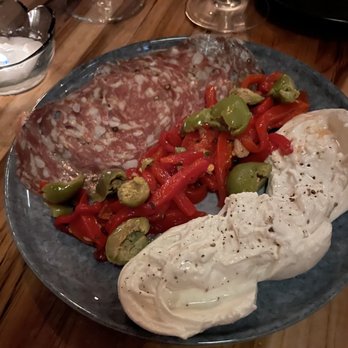 Olea - Antipasto appetizer with truffle burrata - Mediterranean Near Me - Philadelphia, Pennsylvania