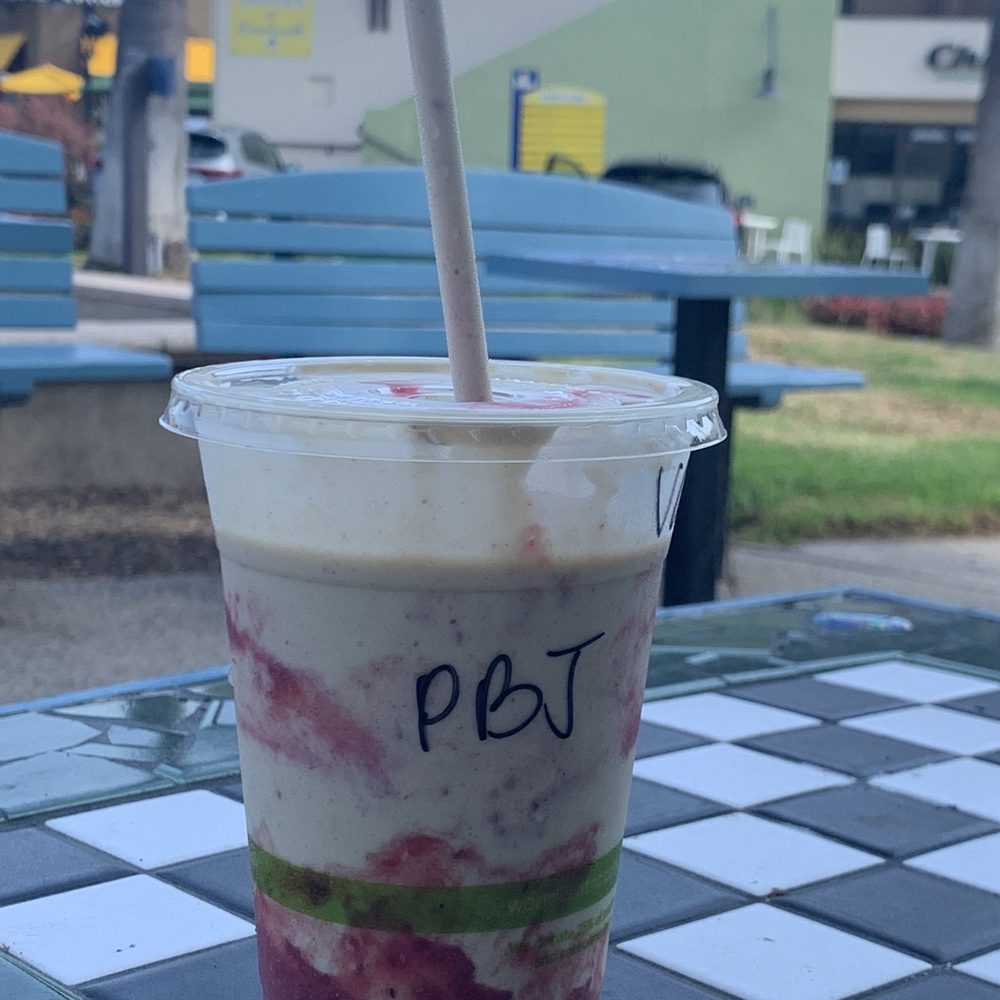 Choice juicery - Pb & J Smoothie - Vegan Near Me - Solana Beach, California Choice juicery - Pb & J Smoothie - Vegan Near Me - Solana Beach, California