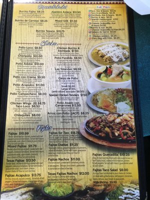 Menu photo 6 Acapulco Mexican Restaurant Rosman, NC Menu photo 6 Acapulco Mexican Restaurant Rosman, NC