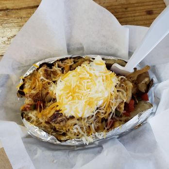 Spud Ranch - Chicken quesadilla spud FABULOUS - Southern Near Me - New Braunfels, Texas