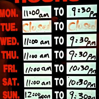 Hong Kong Restaurant - Business hours - Chinese Near Me - Raleigh, North Carolina