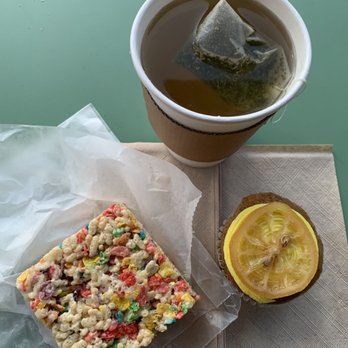 Clementine Bakery - Green tea, rice crispy treat, lavender lemon cupcake - Bakeries Near Me - Brooklyn, New York