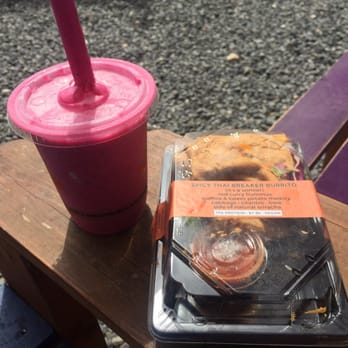 JuiceLand - Wild child & spicy thai burrito - Juice Bars & Smoothies Near Me - Houston, Texas