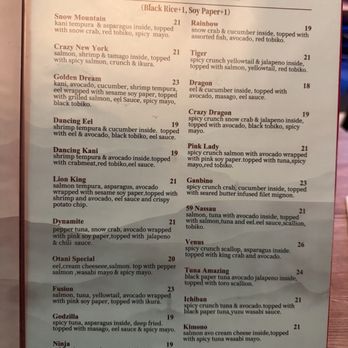 Otani - Menu - Sushi Bars Near Me - New York, New York Otani - Menu - Sushi Bars Near Me - New York, New York