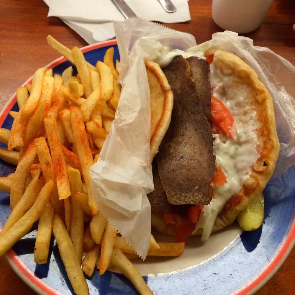 Jak'n Jil - Gyro sandwich with savory fries - Diners Near Me - Charlottesville, Virginia Jak'n Jil - Gyro sandwich with savory fries - Diners Near Me - Charlottesville, Virginia