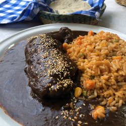 Los Portales - More pollo con mole...this one and the rice were simply heavenly...excellent!