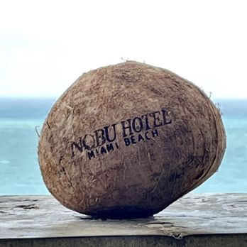 Nobu Miami - Have a drink - keep the coconut shell! - Asian Fusion Near Me - Miami Beach, Florida Nobu Miami - Have a drink - keep the coconut shell! - Asian Fusion Near Me - Miami Beach, Florida