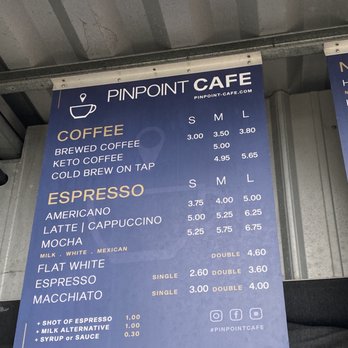 Pinpoint Cafe - Menu - Coffee & Tea Near Me - San Diego, California