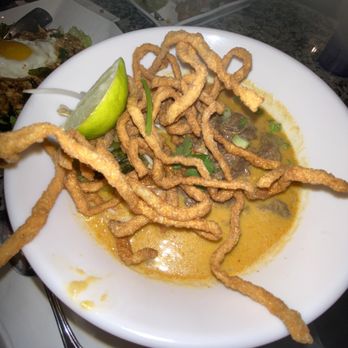 Simply Fresh Thai - Kao Khao Soi with Beef Ribeye - Thai Near Me - Chula Vista, California Simply Fresh Thai - Kao Khao Soi with Beef Ribeye - Thai Near Me - Chula Vista, California