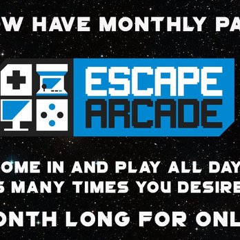 Escape Arcade - Members get game request privileges, tournament request privilages, and a personalized physical pass that is nontransferable. - Arcades Near Me - Berwyn, Illinois Escape Arcade - Members get game request privileges, tournament request privilages, and a personalized physical pass that is nontransferable. - Arcades Near Me - Berwyn, Illinois