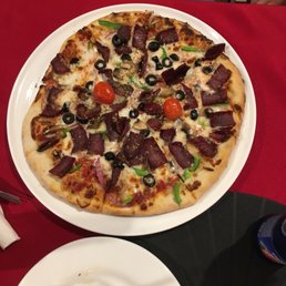 Smoked Beef Pizza