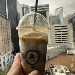 Caribou Coffee - Caramel coolers view from the Omni hotel