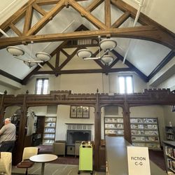 Toledo Lucas County Public Library - West Toledo - Original wood work inside