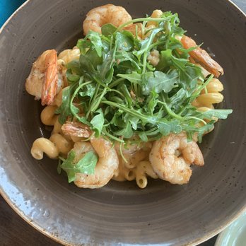 Downriggers - Spicy Shrimp Mac and cheese - American Near Me - Friday Harbor, Washington Downriggers - Spicy Shrimp Mac and cheese - American Near Me - Friday Harbor, Washington