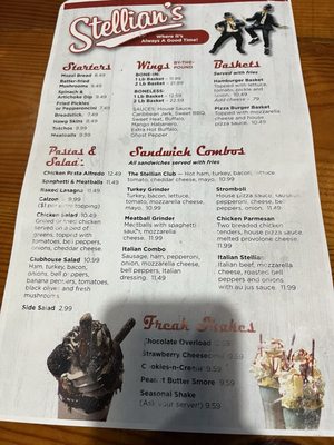 Menu photo 5 Stellian's Central City, KY