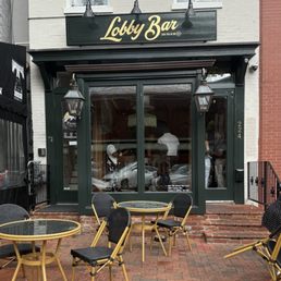 Exterior outside entrance of Lobby Bar - Outside of restaurant - Washington, DC, District of Columbia Exterior outside entrance of Lobby Bar - Outside of restaurant - Washington, DC, District of Columbia