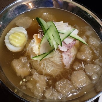 Kosoo Restaurant - Cold noodles in broth - Korean Near Me - Vancouver, British Columbia Kosoo Restaurant - Cold noodles in broth - Korean Near Me - Vancouver, British Columbia