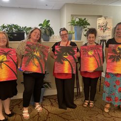 Paint and Enjoy Painting Parties - Company events are alway fun with Paint and Enjoy!