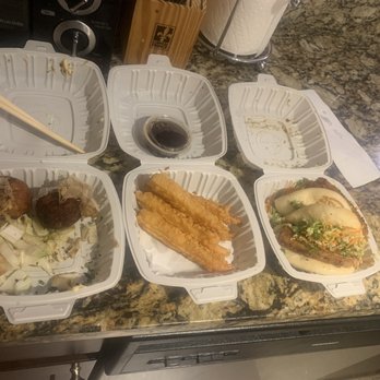 Asuka Ramen & Poke - Takoyaki Shrimp Tempura Pork Belly Bun - Ramen Near Me - Denver, Colorado Asuka Ramen & Poke - Takoyaki Shrimp Tempura Pork Belly Bun - Ramen Near Me - Denver, Colorado