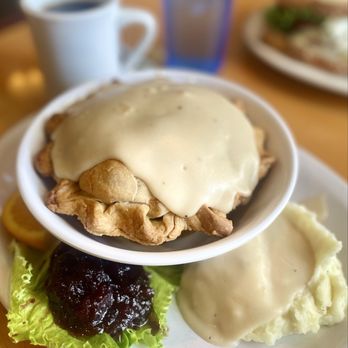 Village Kitchen & Pie Shoppe - Chicken pot pie with mashed potatoes - American Near Me - Carlsbad, California Village Kitchen & Pie Shoppe - Chicken pot pie with mashed potatoes - American Near Me - Carlsbad, California