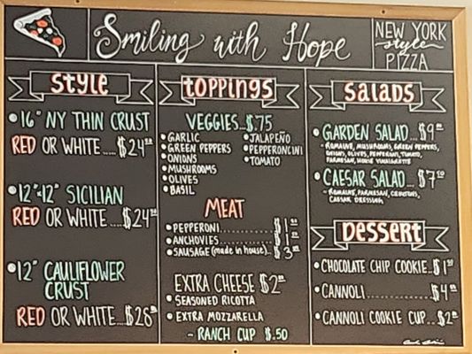 Smiling with Hope Pizza by null
