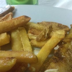 Loyal Order of Moose - Broiled cod and fries.