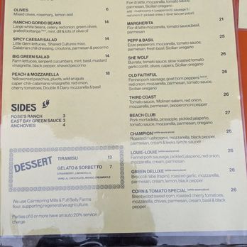Rose Pizzeria - Pizza Near Me - San Francisco, California