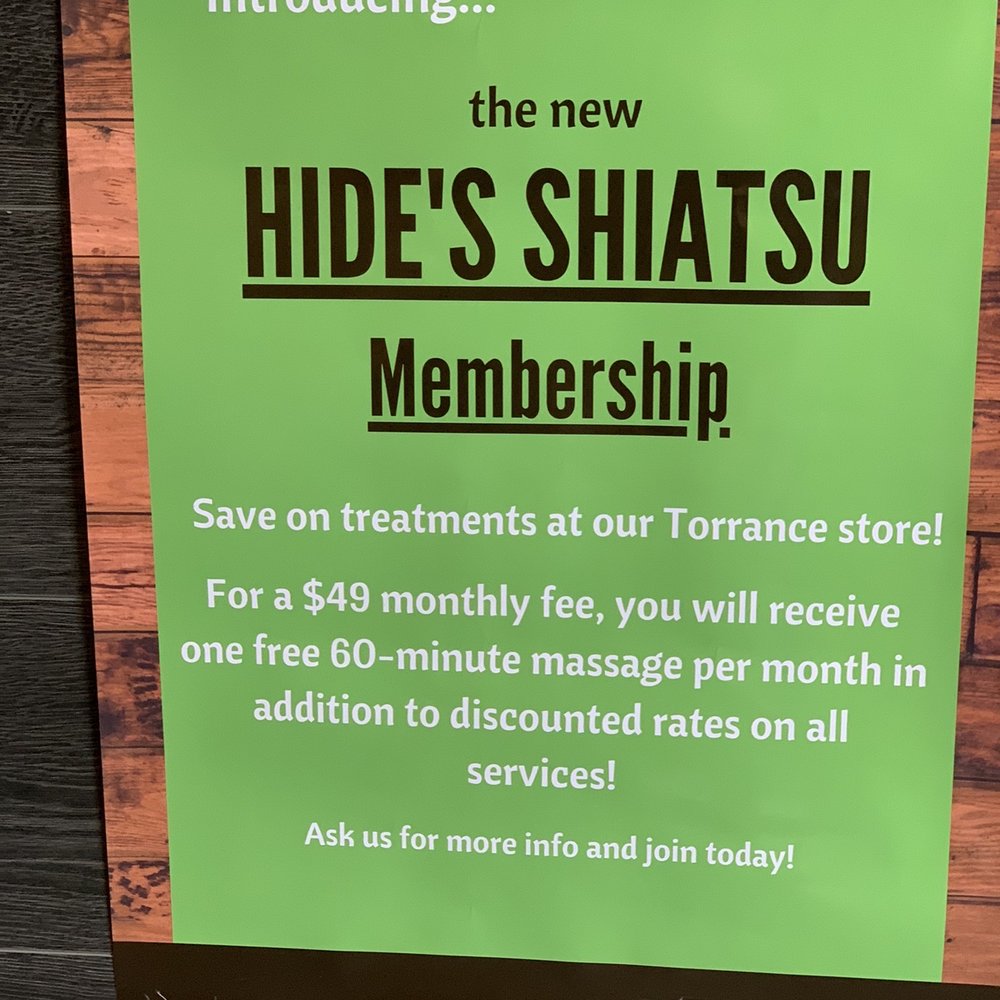 Hide's Shiatsu - Massage Near Me - Torrance, California Hide's Shiatsu - Massage Near Me - Torrance, California