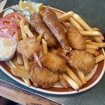 Cornerstone Cafe - My meal cod, butterfly shrimp and tartar - American Near Me - Citrus Heights, California