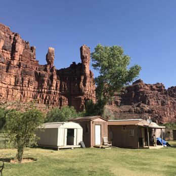 Havasu Falls - Made it to the village; time for a burrito, nom nom nom - Hiking Near Me