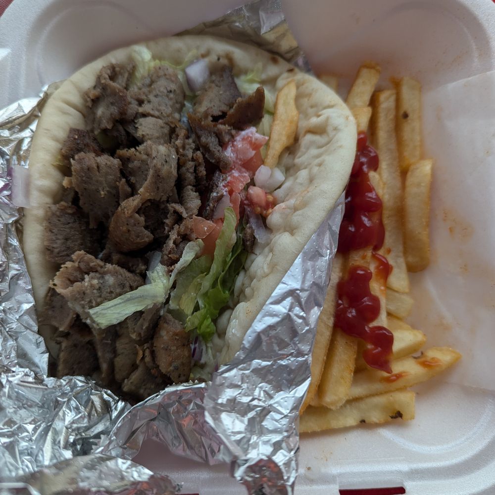 Ali Baba Mediterranean Grill Cincinnati / AB MED GRILL - Gyro with a sad side of fries. - Mediterranean Near Me - Cincinnati, Ohio Ali Baba Mediterranean Grill Cincinnati / AB MED GRILL - Gyro with a sad side of fries. - Mediterranean Near Me - Cincinnati, Ohio