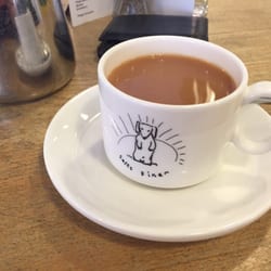 Salts Diner - Yorkshire tea in an adorable cup.
