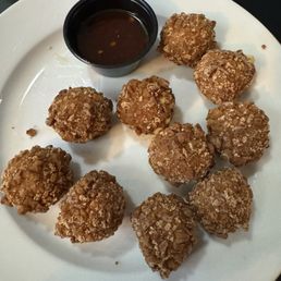 Hot honey cheese balls (half of them already gone)