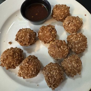 Haggerty's Steakhouse - Hot honey cheese balls (half of them already gone) - New American Near Me - Roanoke Rapids, North Carolina