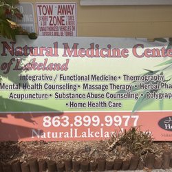 Natural Medicine Center of Lakeland - Natural Medicine sign.