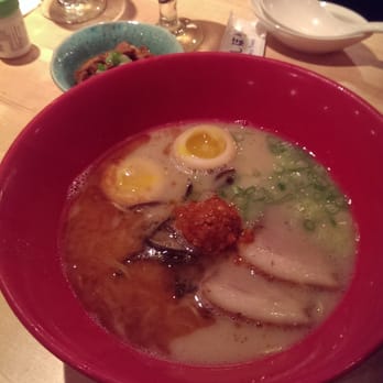 IPPUDO Westside - Akamaru Modern - A more bold, modern translation of the original "Tonkotsu"(pork) broth. - Ramen Near Me - New York, New York