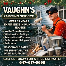 Vaughn’s Handyman Service - Contact 647-617-5699