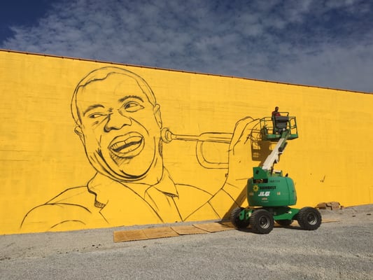 Louis Armstrong Mural by null