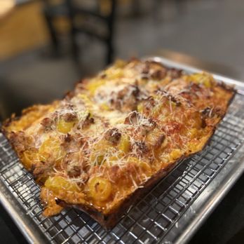 BFLO Pizza Bistro - Hanzlian sausage and banana pepper special - Pizza Near Me - Buffalo, New York