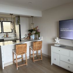 Kitchenette views perfect for dining and building puzzles