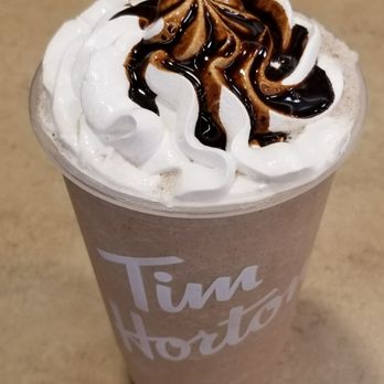 Tim Hortons - Chocolate Creamy Chill, large $4.49 - Coffee & Tea Near Me - Hamilton, Ontario Tim Hortons - Chocolate Creamy Chill, large $4.49 - Coffee & Tea Near Me - Hamilton, Ontario