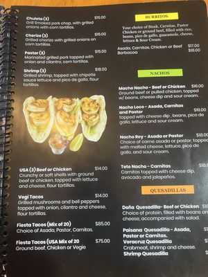 Menu photo 5 Stop N Go Taco Bethany Beach, DE