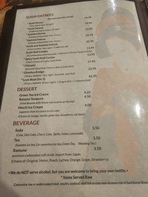 Menu photo 1 Ginmiya Lancaster, PA