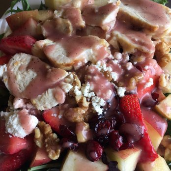 Fruit Revolution Montebello - Berry Nuts Apple Fusion salad. So yum. My fave salad here. - Juice Bars & Smoothies Near Me - Montebello, California Fruit Revolution Montebello - Berry Nuts Apple Fusion salad. So yum. My fave salad here. - Juice Bars & Smoothies Near Me - Montebello, California